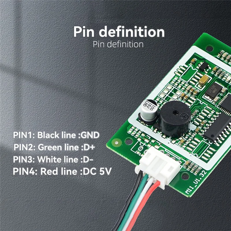 Фото BNVN-USB RFID-считыватель модуля IC Card Reader 13,56 МГц S50 Бесконтактный считыватель смарт-карт 14443A Поддержка оконной системы №4