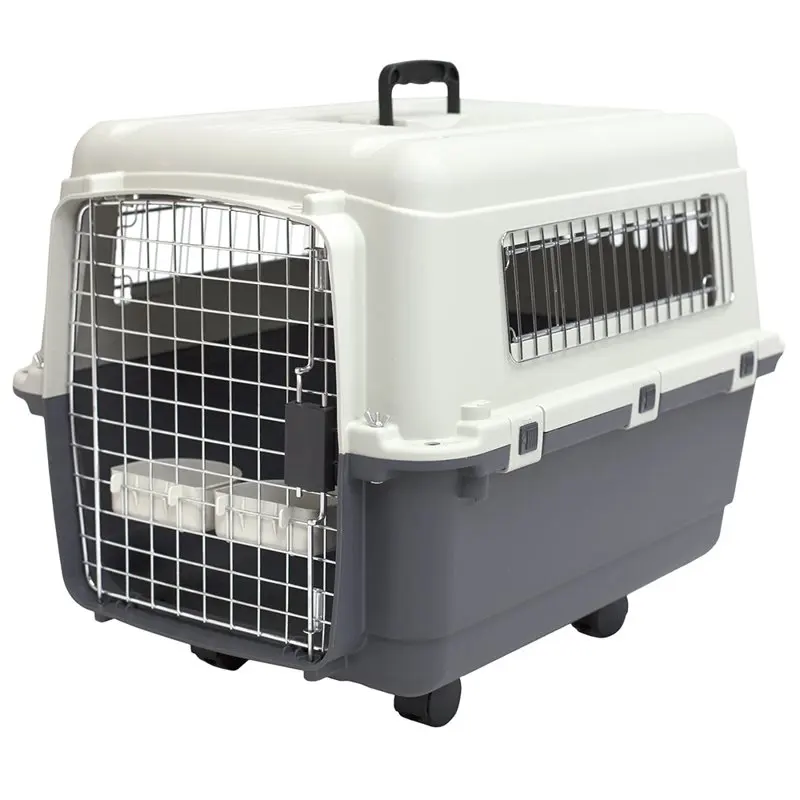 

Plastic Dog IATA Airline Approved Kennel Carrier, Medium