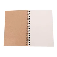 vintage kraft paper sketchbook doodle blank notebook creative coil notebook creative drawing painting notebook