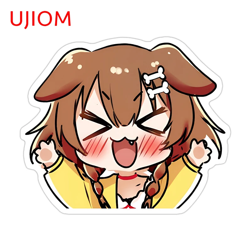 Фото Наклейка на стену UJIOM для Hololive Inugami Korone, уникальные модные наклейки из ПВХ, устойчивые к царапинам, подходят для декора ванной комнаты №1