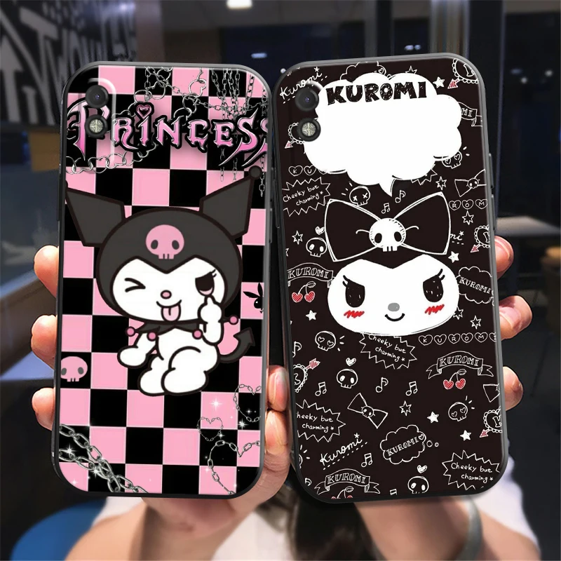 Cute Hello Kitty Kromi Phone Case For Xiaomi Redmi 7 7A 8 8A 9 9i 9AT 9T 9A 9C Note 7 8 2021 8T 8 Pro Soft Silicone Cover