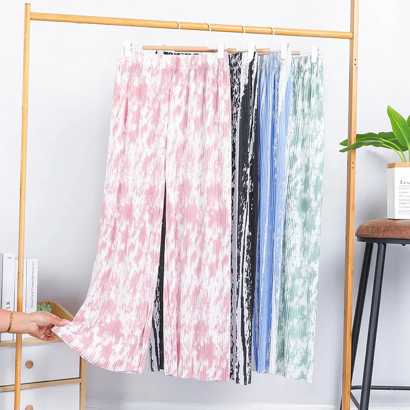 

Womens Fashion Vintage Plaid Pants High Waist Wide Leg Straight Pant Loose Casual Female Jumpsuits Hiphop Streetwear Cargo Pants