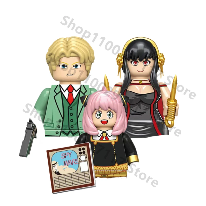 

Новинка, подделка история, шпионская семья, аниме мультфильм, мини-фигурки, строительные блоки, сборная модель, игрушки, куклы