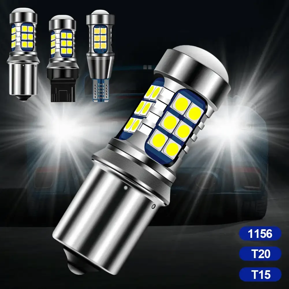 Автомобильная фонарь заднего хода 1 шт для дневных ходовых огней 15 W16W 1156 BA15S P21W T20