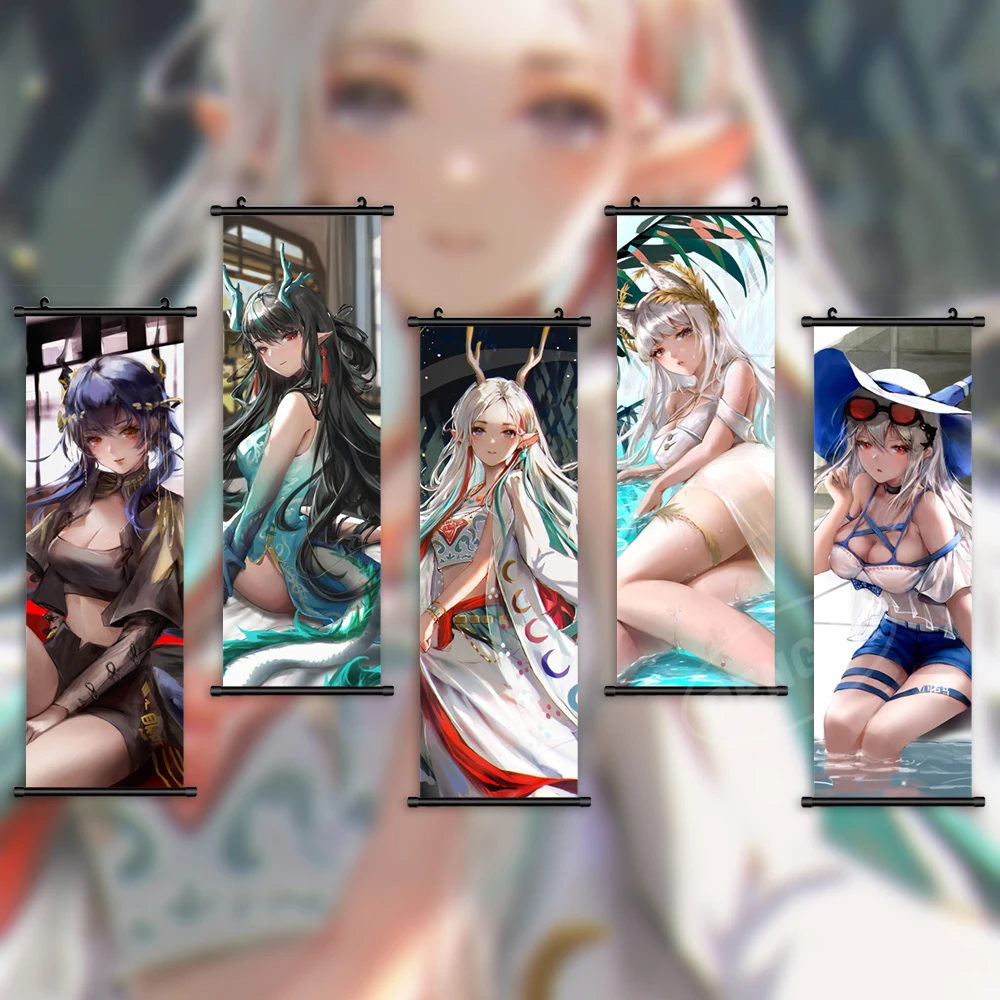 

Декор для дома, настенная игра, арные рыцари, живопись, сумерки, подвесные свитки, девять цветов, олень, холст, напечатанные картины, плакат