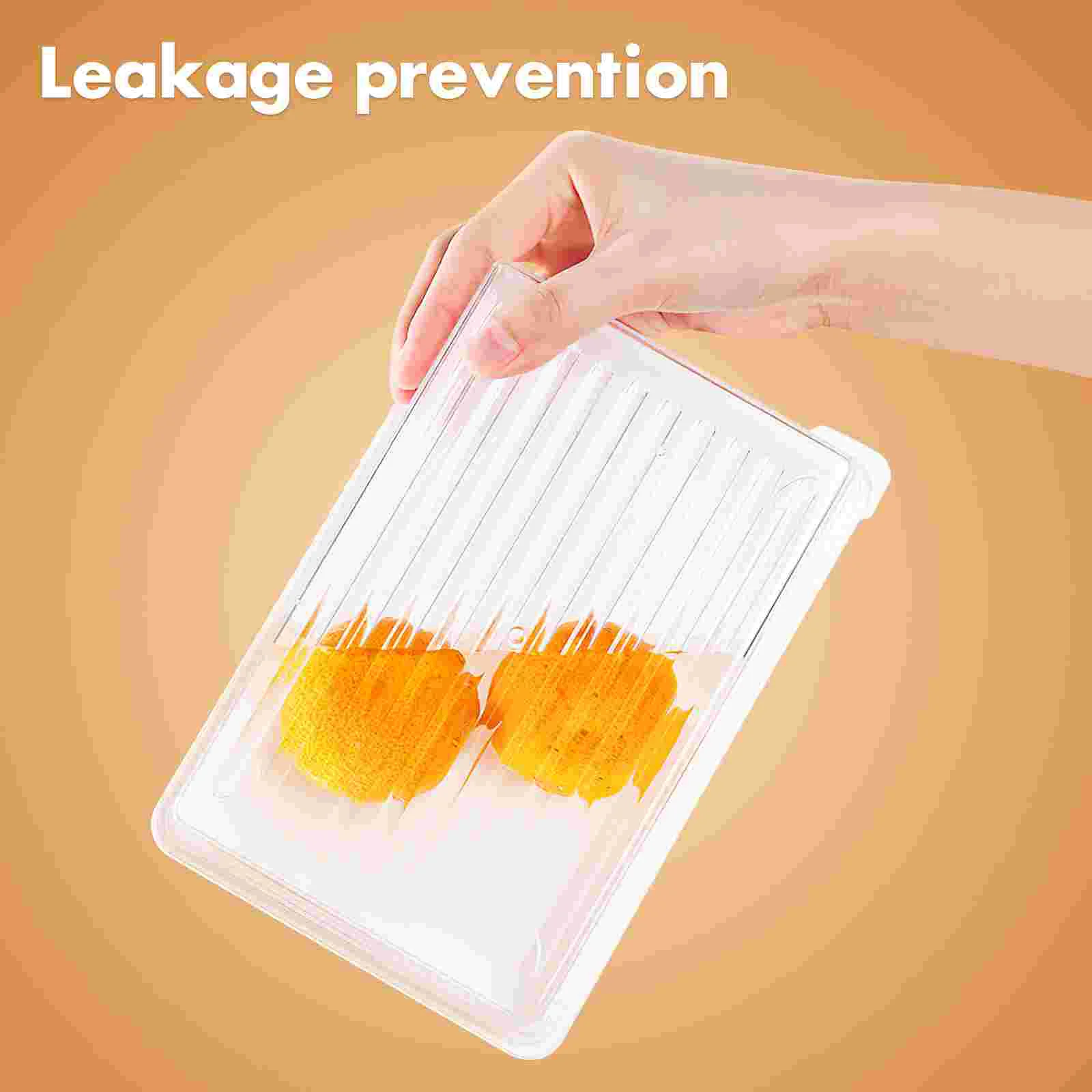 Контейнер для еды хранитель бекона холодильника контейнеры мяса четкие