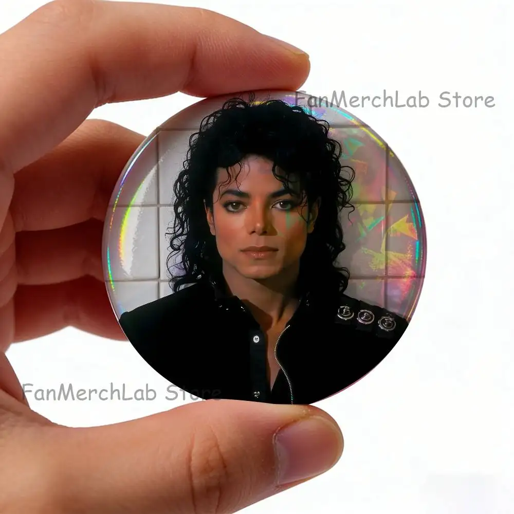 Фото Значок-брошь M-Michael Singer J-Jacksons с мультяшным аниме-дизайном, музыкальная тематика, украшение, подарок, 22мм 32мм 44мм 58мм 75мм №4