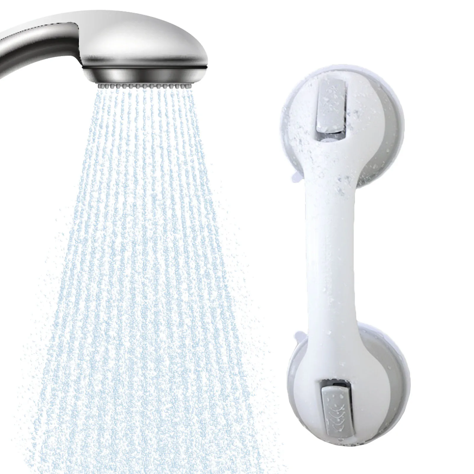 

Safety Grab Bar Shower Grab Bar Shower Handles With Strong Hold For Elderly Seniors Injury Handicap Safety Suction Cup Grip Grab