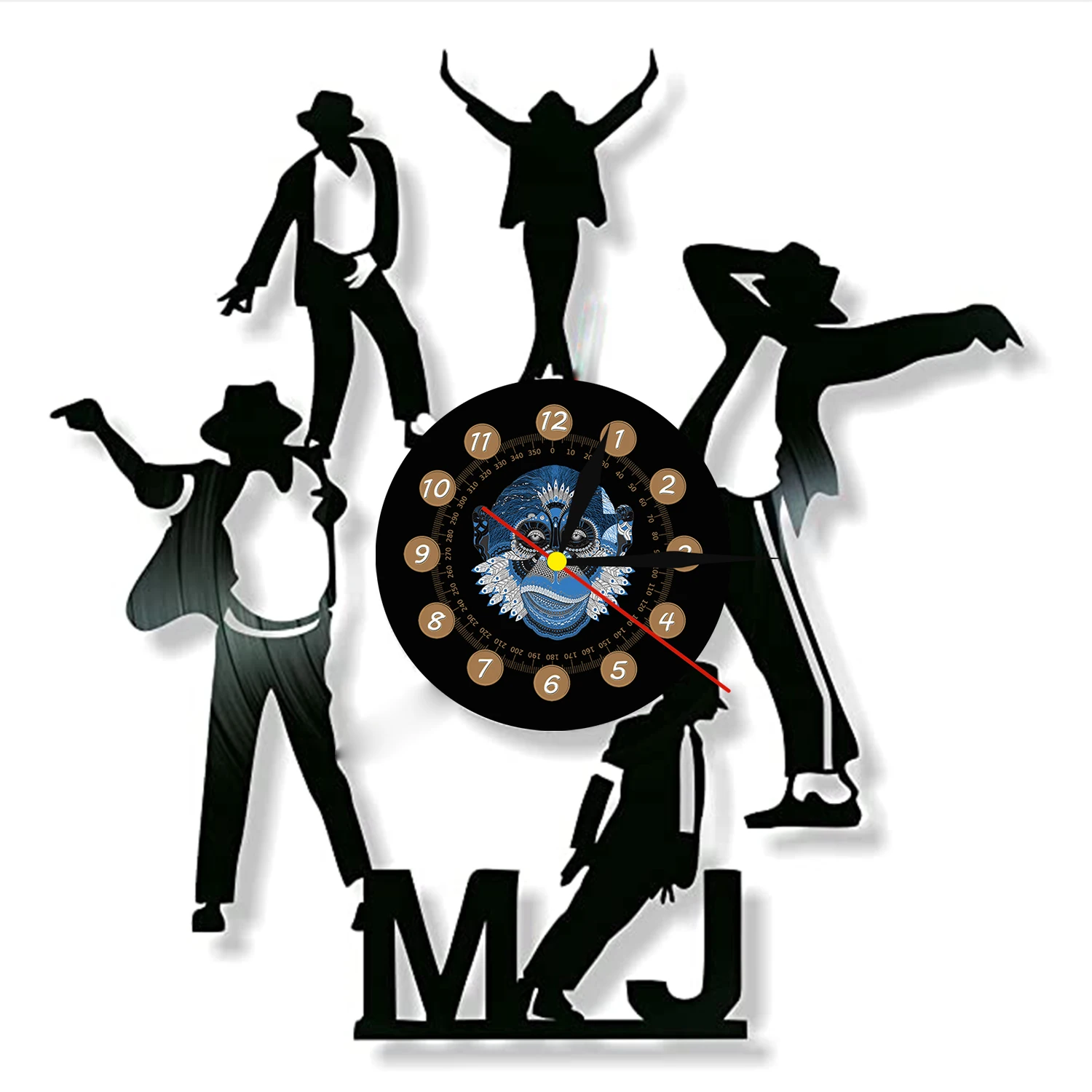 

Настенные часы с виниловой пластиной, 7 цветов