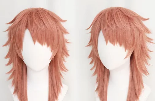 Парик для косплея Сабито светло-оранжевый Хэллоуин аниме синтетические волосы +
