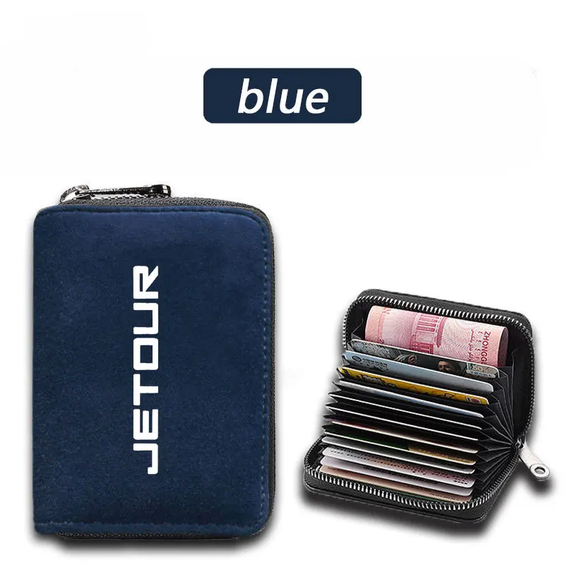 

Автомобильные водительские права, рукав для карт на молнии, тонкая сумка для хранения, удобный кошелек с зажимом для Chery Jetour X70 X70SM X90 X95, аксессуары