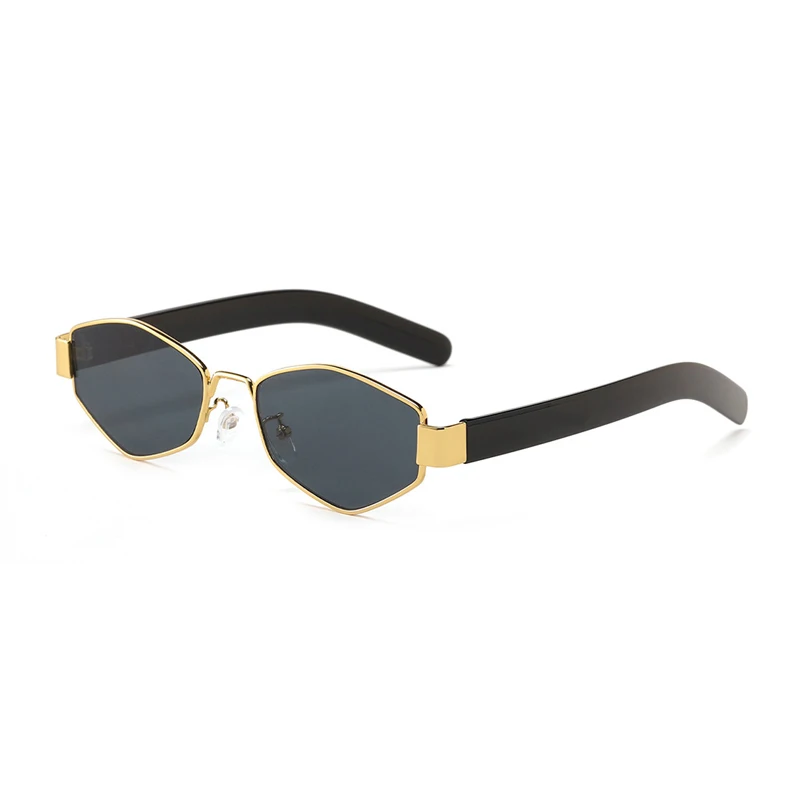 

DOISYER 2022 модные дизайнерские брендовые небольшие очки в многоугольной металлической оправе, солнцезащитные очки для женщин