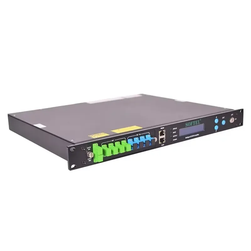 Фото SOFTEL Высококачественный 4-портовый EDFA 1550нм с WDM для FTTH/HFC №3