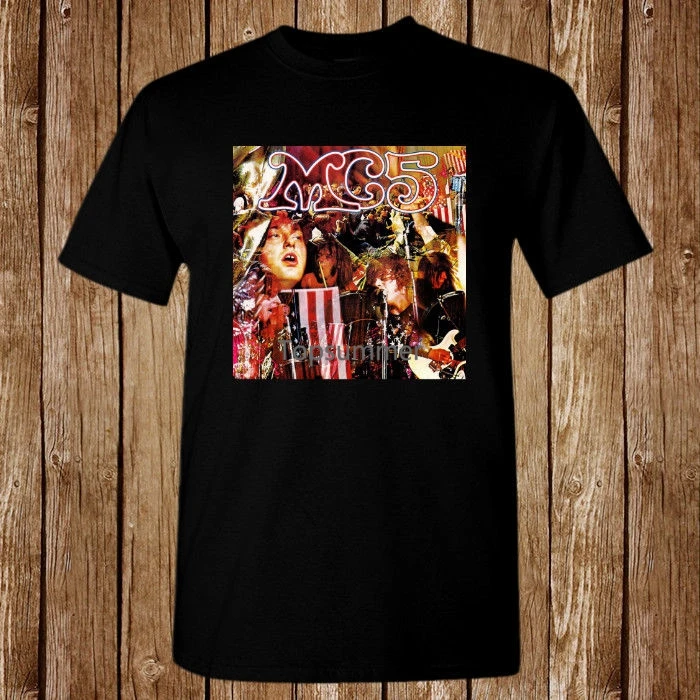 

Mc5 Kick Out The Jams 70S Rock Band Men Cotton T-Shirt Printed T Shirt Top Tee