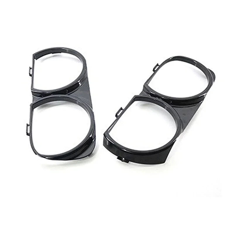 Черная накладка на переднюю фару из АБС-пластика для Dodge Challenger GT 2017 2019 2020