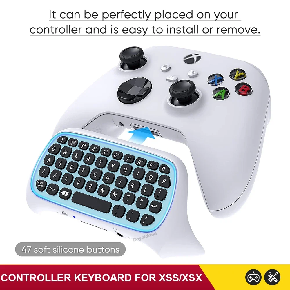 Новая клавиатура-контроллер для Xbox серии X/S/One S Беспроводная игровая клавиатура с