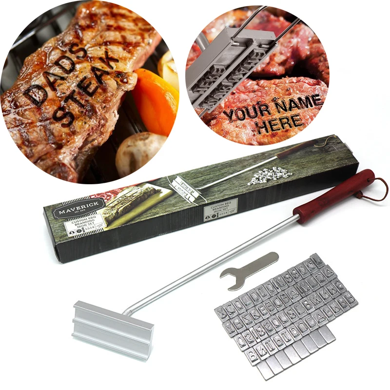 Маркировочные железные аксессуары для барбекю сменные буквы печатные