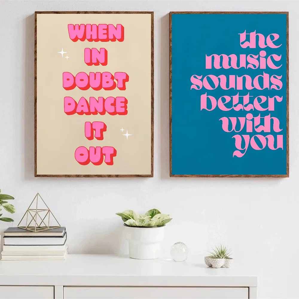 Abstract Jazz Festival Record Machine Music Symbol Art Poster Stickers Wall Murals Decor Game Room Gifts HD Painting