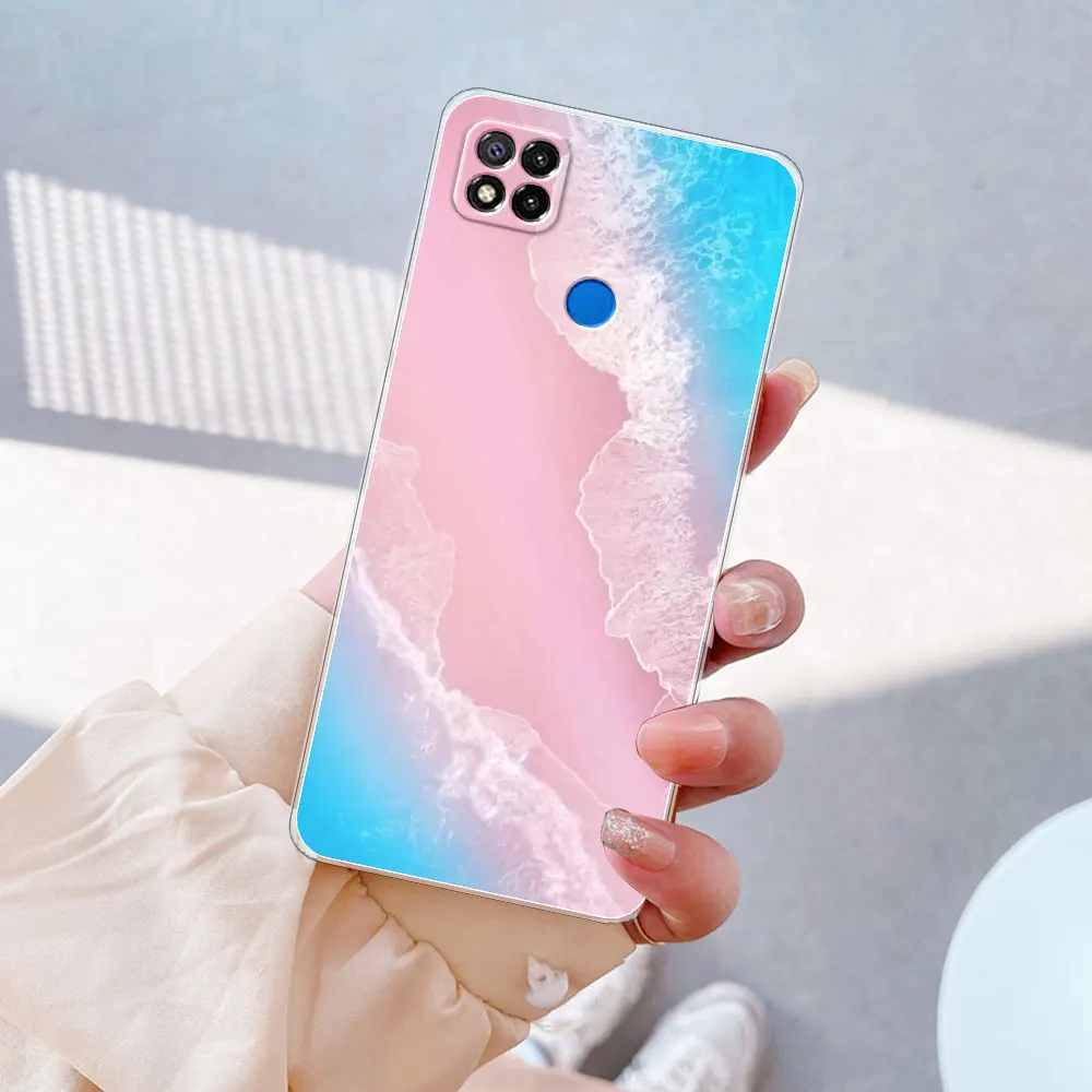 Фото Чехол для Redmi 9C NFC, силиконовый мягкий защитный чехол для телефона Xiaomi Redmi 9C Coque для Redmi 9C NFC Fundas, Прозрачный бампер №5