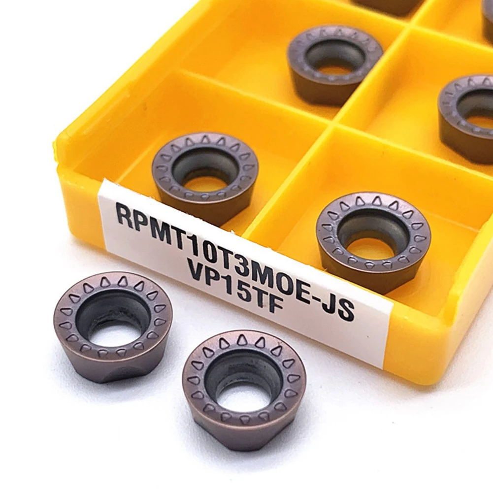 

Durable High Quality Practical RPMT10T3M0E-JS Insert Milling Insert RPMT10T3MOE Replacement Round Turning Tool