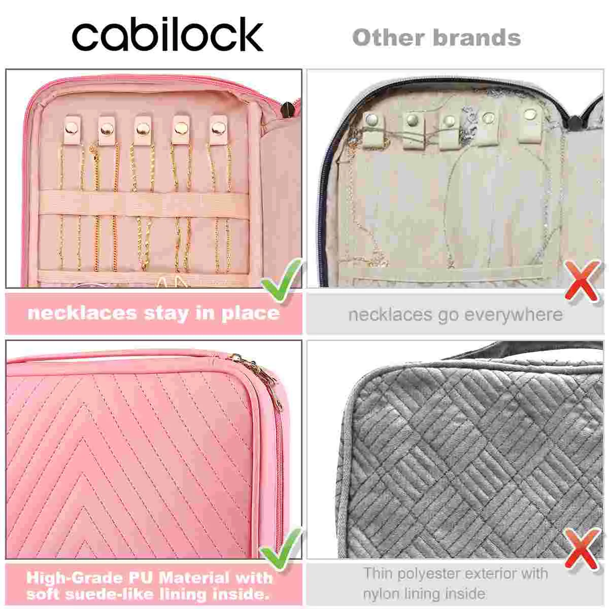 Jewelry Organizer Travel Box Boxes Necklace Case Smallwomen Jewlery Holder 