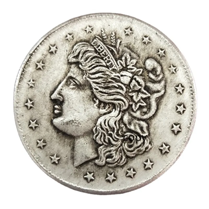 

Morgan Balance Copy Coin Real Genuine Holder Man Bank Car Dropshipping Us Fake Coins