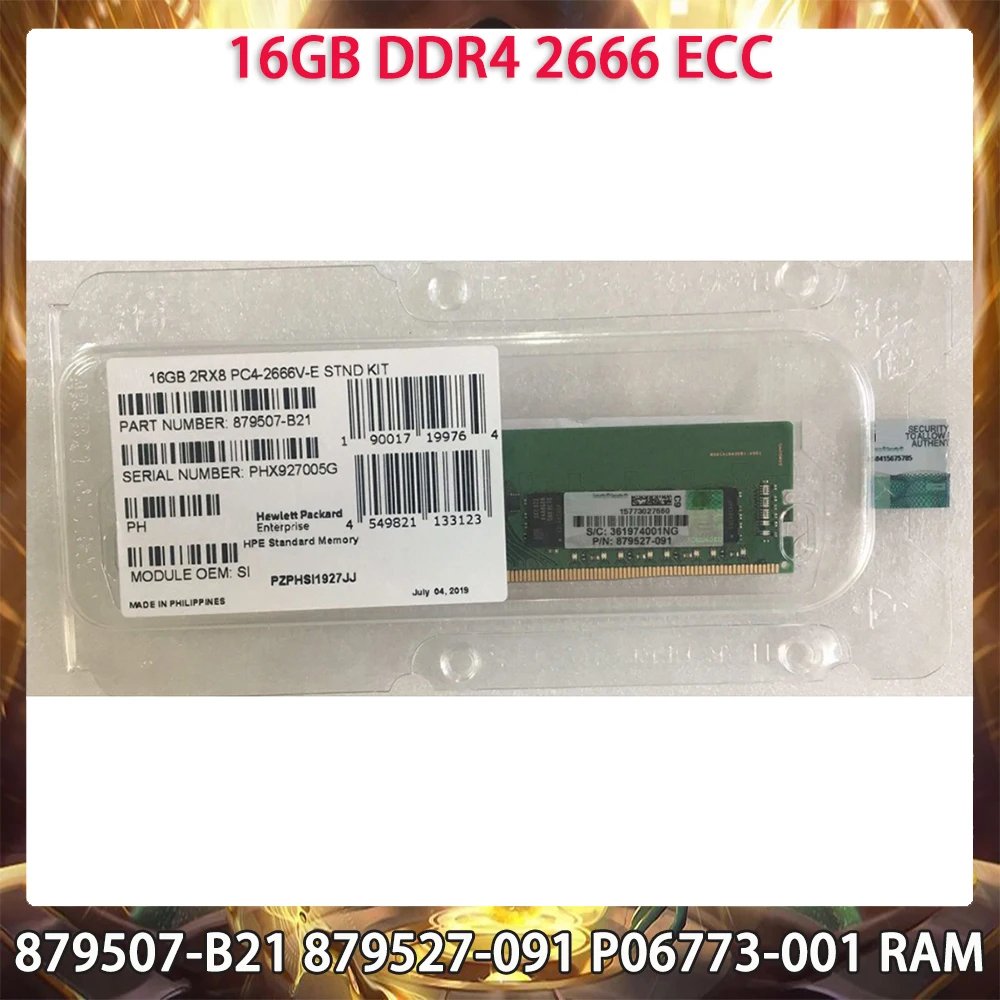 

Серверная память 879507-B21 879527-091 P06773-001 16GB DDR4 2666 ECC, оперативная память отлично работает, быстрая доставка, высокое качество