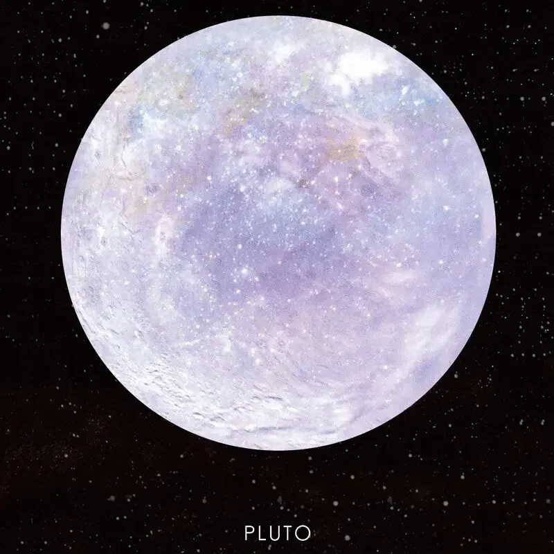 

Радужный круглый блокнот Planet