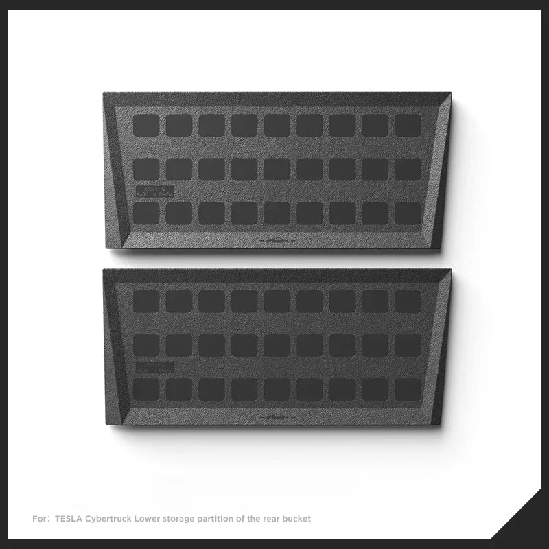 Задний банпер автомобиля нижняя перегородка для хранения Tesla Cybertruck 2024-2025 заднего