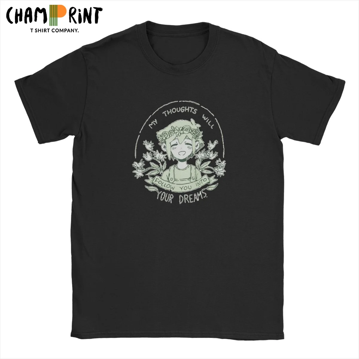 

Omori Anime Video Game T Shirts for Men Pure Cotton Vintage T-Shirt Round Collar Tee Shirt Short Sleeve Clothes 6XL