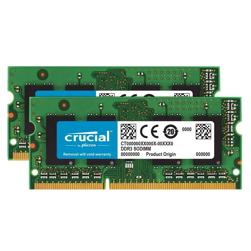 

Оперативная память Crucial DDR3L PC3 12800S 1600 МГц DDR4 2G 4 ГБ 8 ГБ 16 ГБ 2400 2666 МГц, ОЗУ so-dimm DDR3 ram DDR4 4 ГБ 8 ГБ 16 ГБ