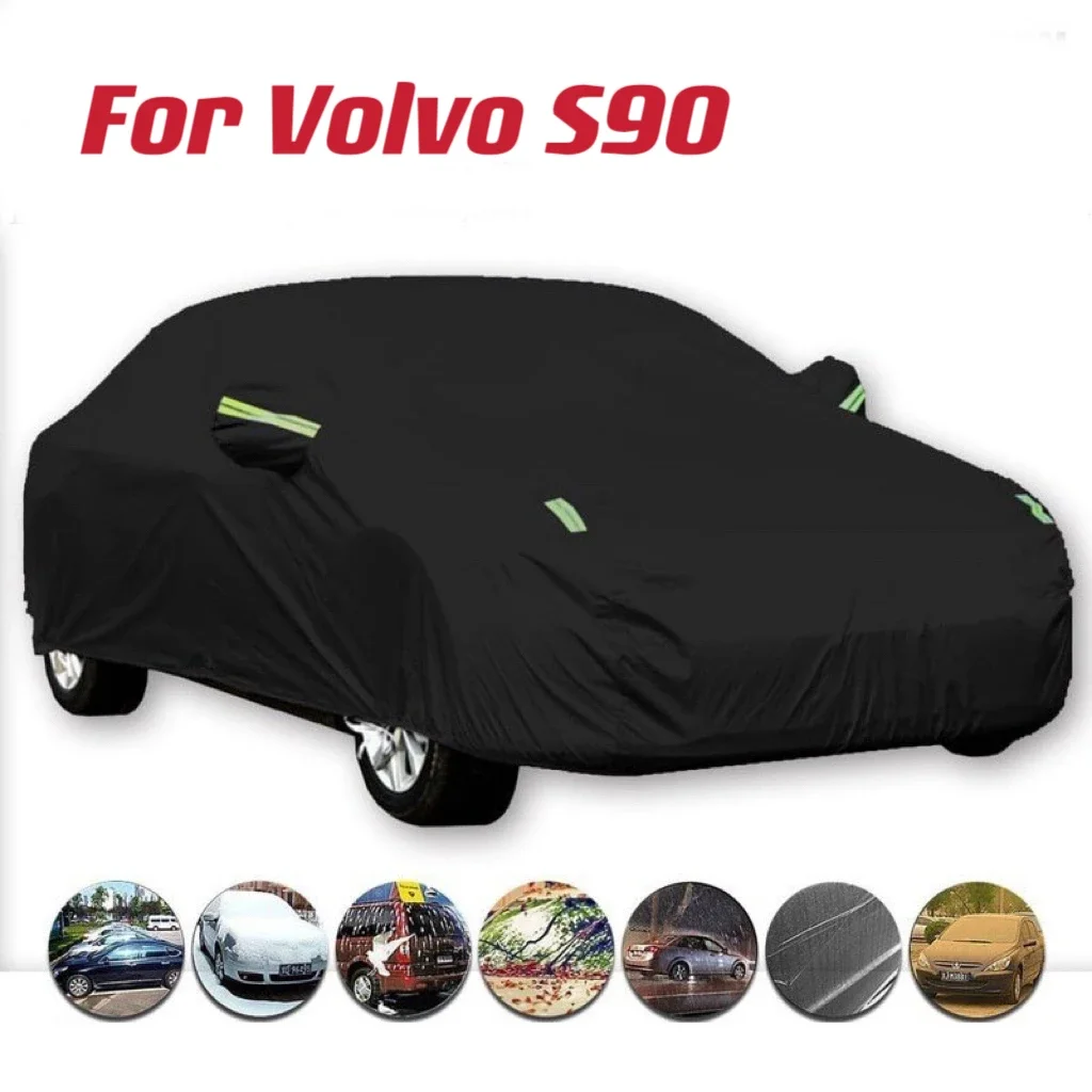 

Full Car Cover Outdoor Anti-UV Sun Shade Rain Snow Wind Protection Auto Cover Dustproof For Volvo S90