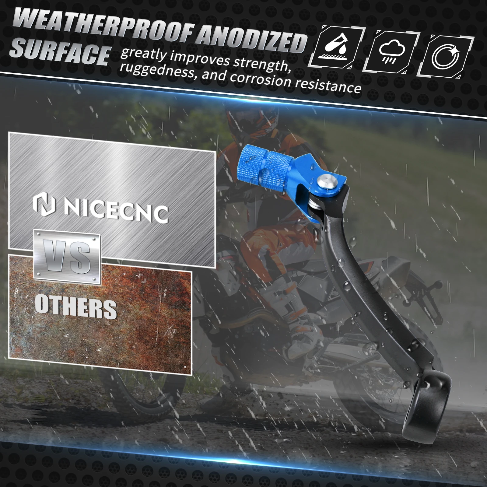 Кованый рычаг переключения передач для Husqvarna 701 ENDURO SUPERMOTO 2016-2022 TE FE FC TC TX FX FS 125 250 300