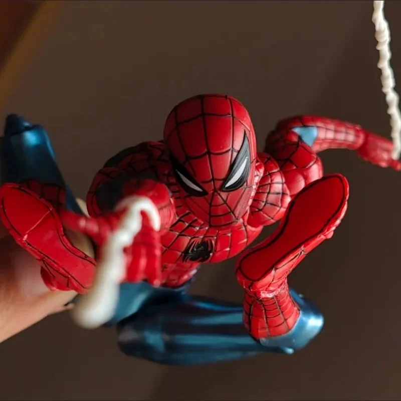 Фото В наличии Ct Toys Mafex 075 Фигурка Человека-паука Аназин Человек-паук Comic Ver Mafex 185 Аниме Фигурка Фигурка Подарки Игрушки №1