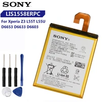 original replacement sony battery lis1558erpc for sony xperia z3 d6653 d6633 l55t l55u d6603 genuine phone battery 3100mah