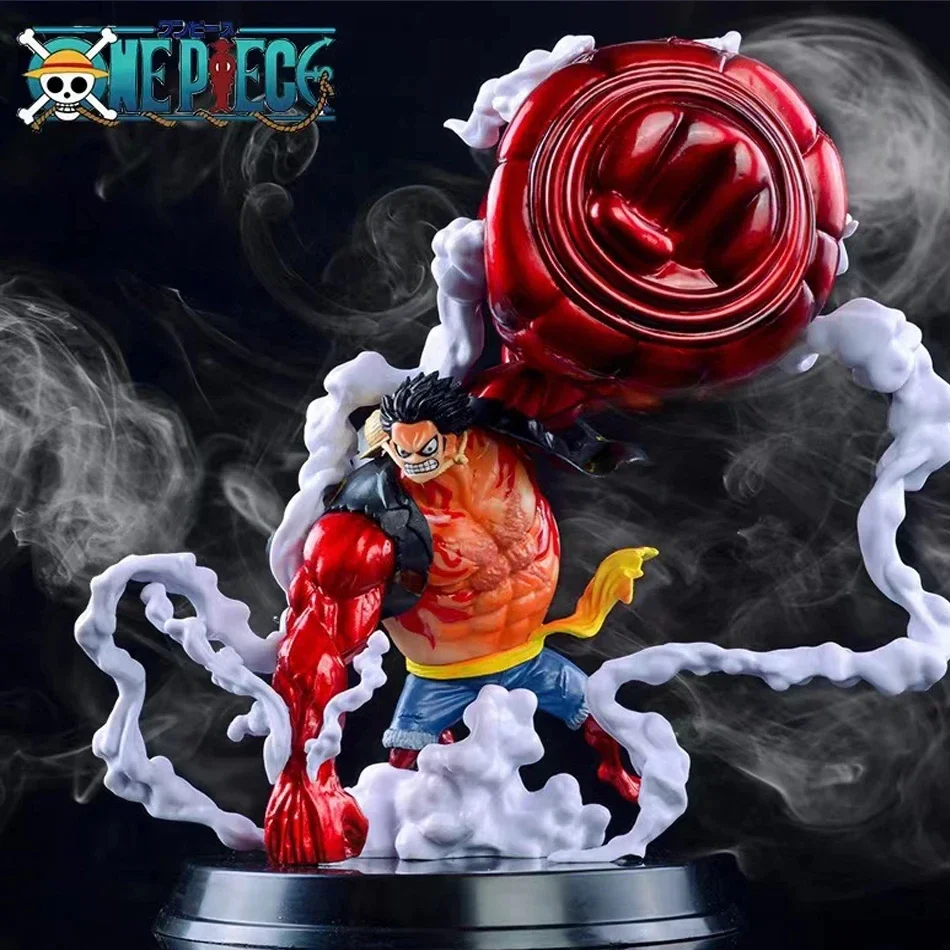 

20cm Hot New One Piece Gear Fourth Luffy Figure Snake Man Luffy Monkey D Luffys Figurines Gear 4 luffy Statue Collection Toys