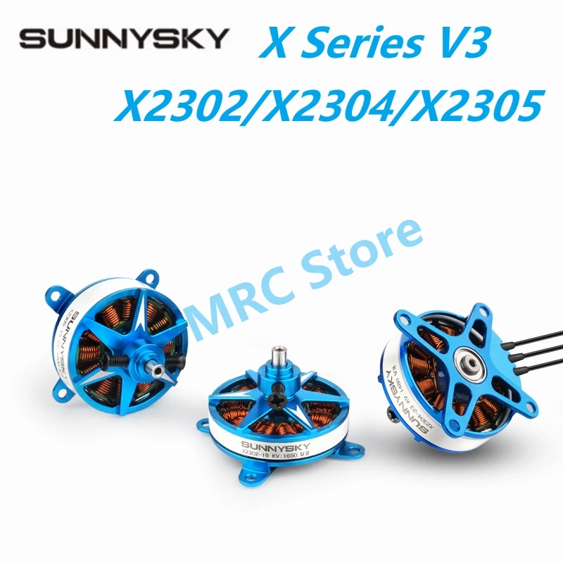 SunnySky X Series V3 X2302 KV1500/KV1650 X2304 KV1400/KV1480/KV1800 X2305 KV1450/KV1620/KV1850 бесщеточный двигатель