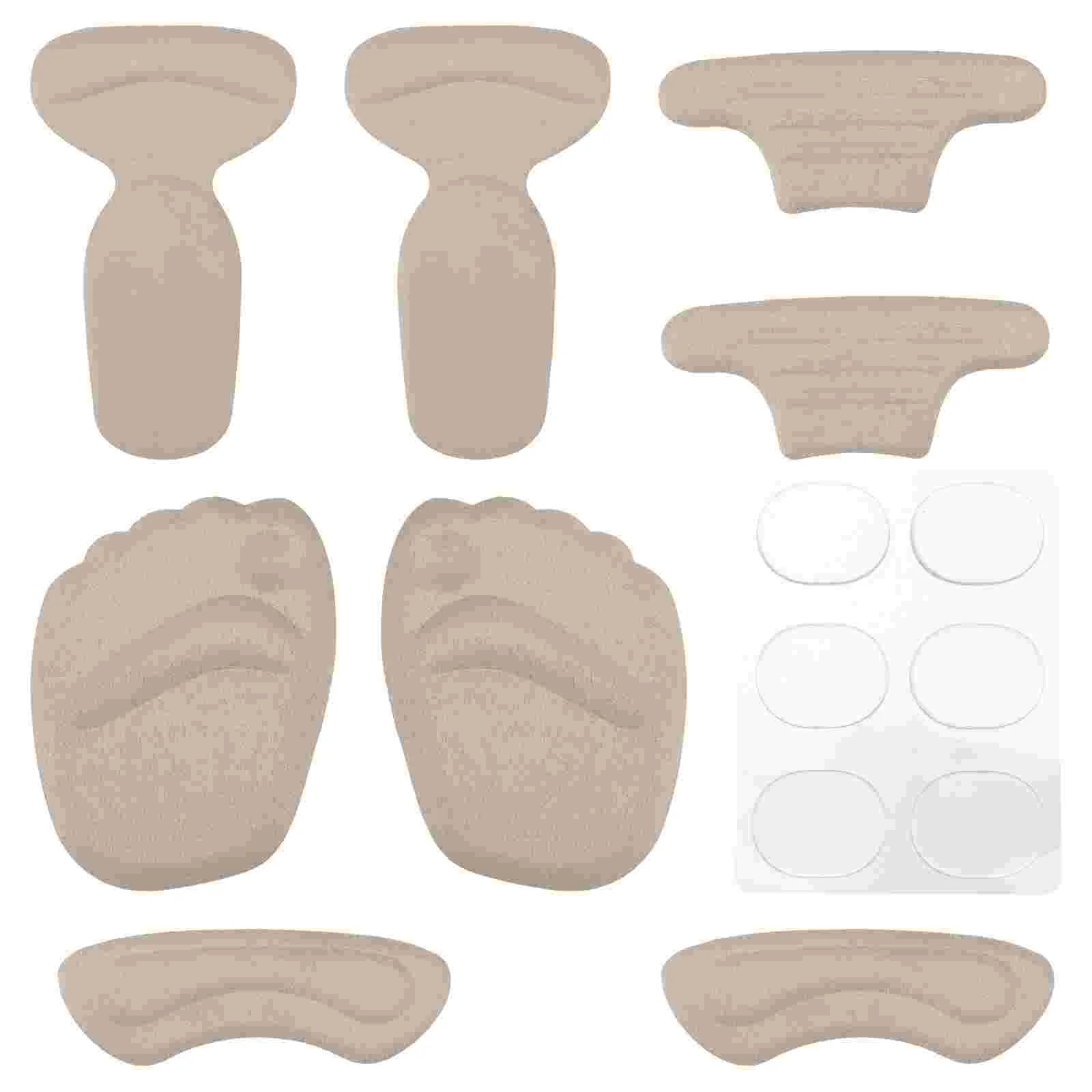 

14 Pcs of Shoe Inserts Heel Liners Foot Cushions Half Insoles for Protection High Heels Shoes