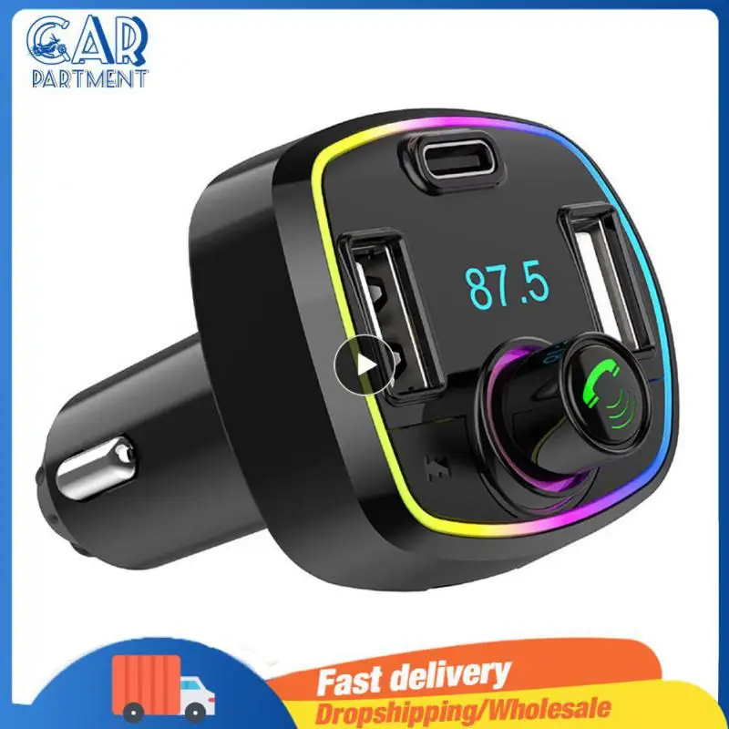 

1~10PCS Car Handsfree Audio Receiver 5v2.1a Universal Car Usb Fast Charger 30g Easy To Use Fm Car Transmitter Car Supplies