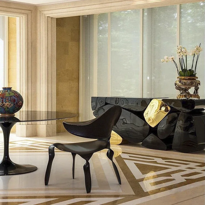 Китайский стол для крыльца металлический индустриальный стиль искусственная