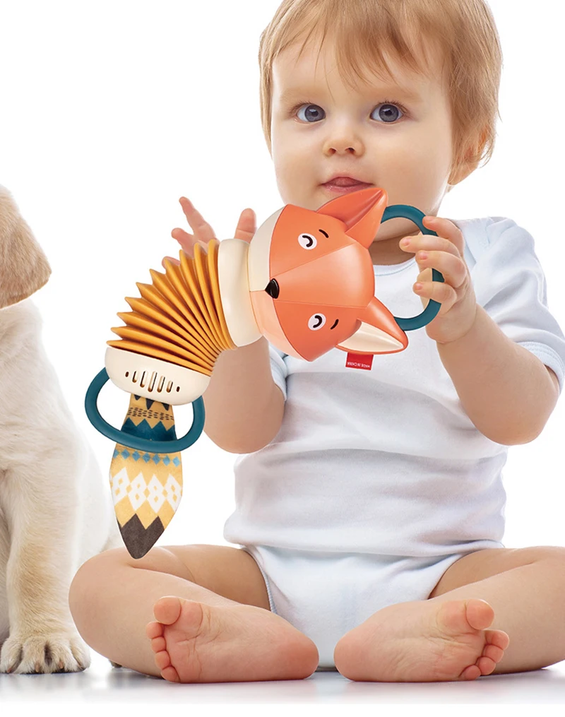 

Cartoon Fox Accordion Baby Music Toys Early Education Instrument Electronic Vocal Toy Kids Educational Soothe Toy Children Gifts