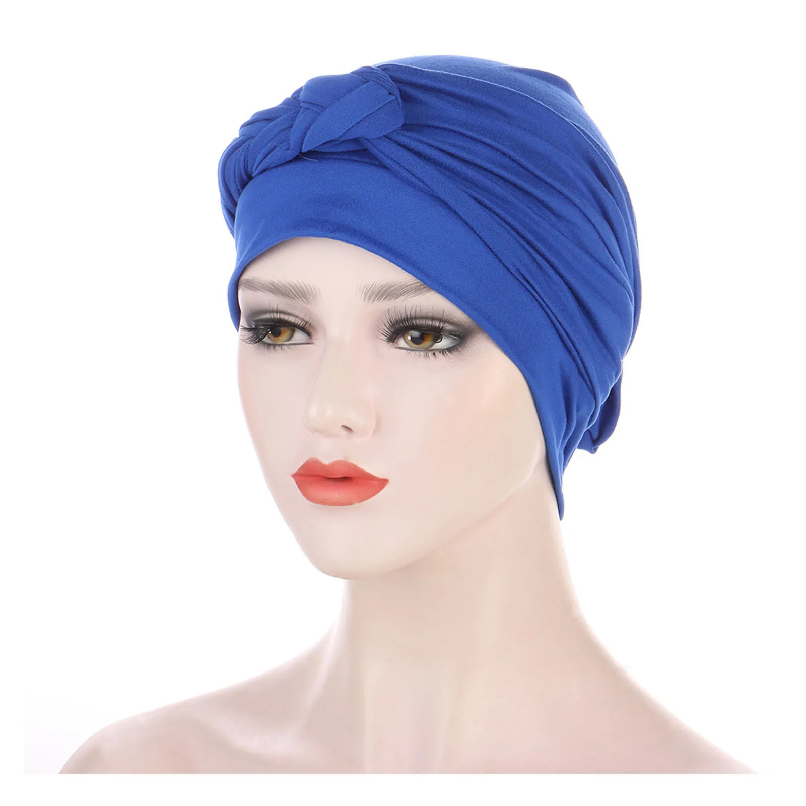 

Bohemian Headwear Wrap Ethnic Head Cover Hat Cap Braid Turban Pre-Tied Hair Baseball Caps Baseball Caps Men Recon Hat