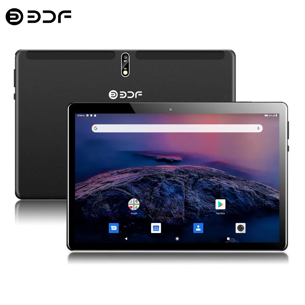 New 10.1 Inch Tablets Android 10 Octa Core 4GB RAM 64GB ROM Tablet PC 4G Network Phone Call Dual SIM Dual Cameras WiFi Bluetooth