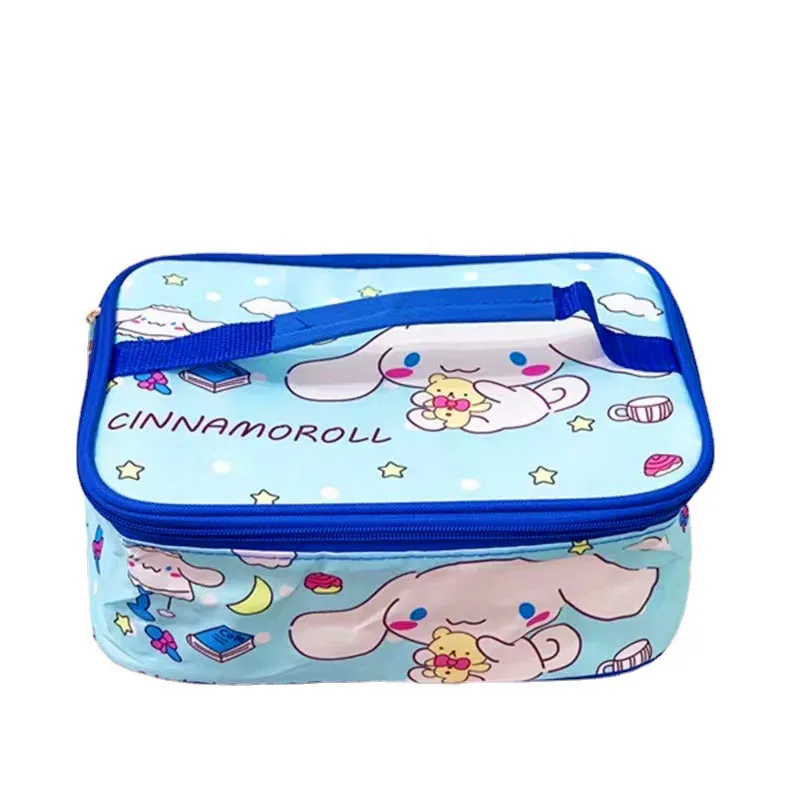 

Kuromi Insulation Bags Cartoon Lunch Box Insulation Kawaii Cinnamoroll Mymelody Hello Kitty Lunch Box Picnic Box Lunch Bag
