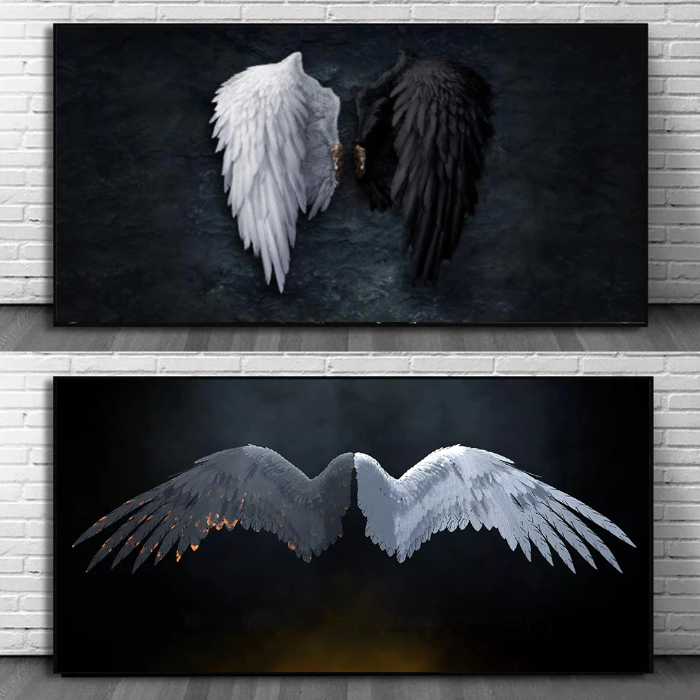 Настенная живопись абстрактный постер 3D черного и белого цвета с изображением