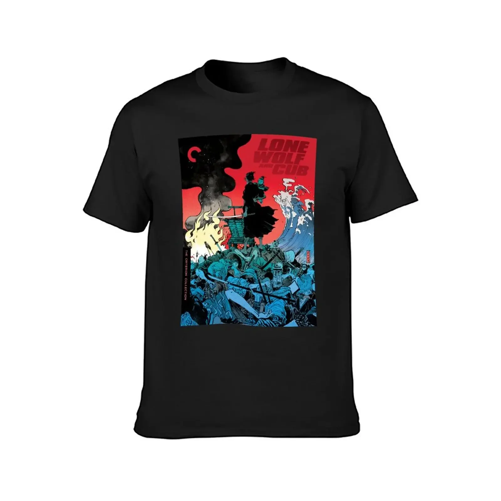 Классическая футболка с изображением одинокого волка и Медвежонка летние топы