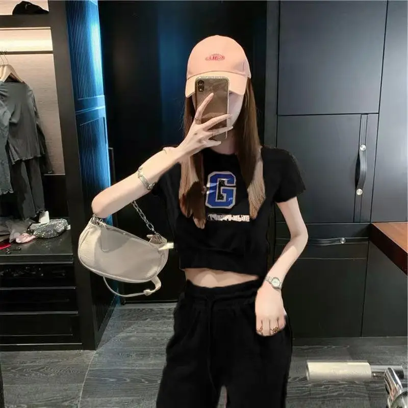 Летний спортивный костюм для отдыха женская летняя новинка спортивная одежда