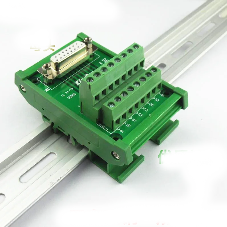 Db15-m7 конверсионный терминал DB15, конверсионная плата DR15, Женская Клеммная плата с крышкой
