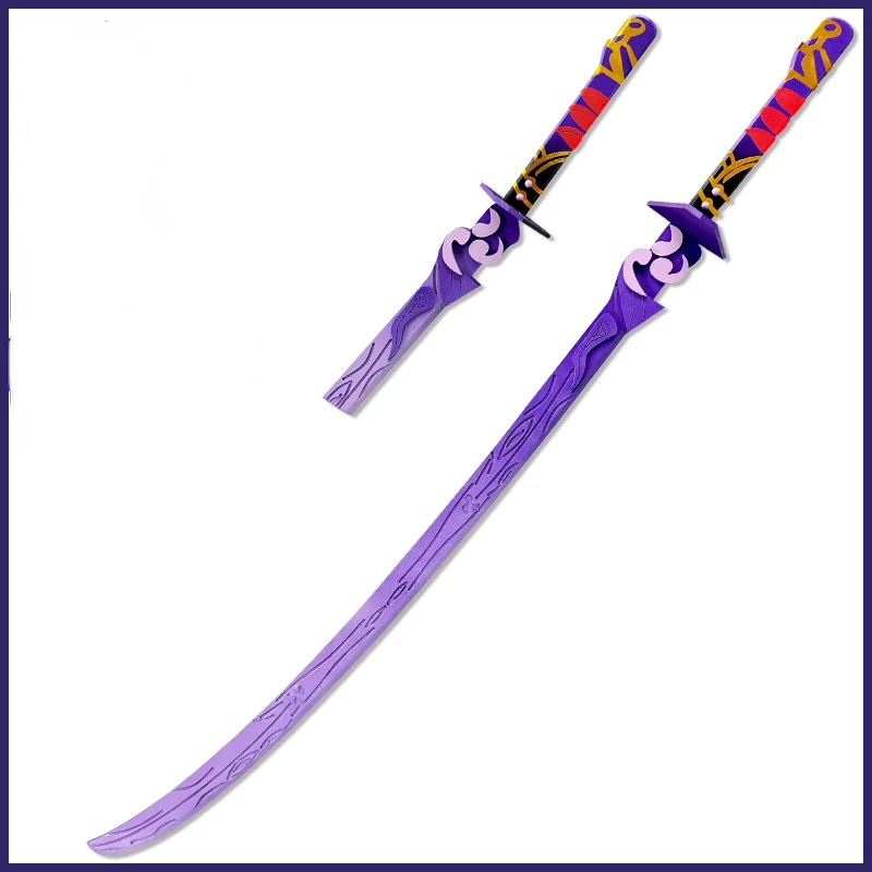 

Game Genshin Impact Baal Cosplay Props PVC Wooden Material Weapon Knife Accessories Custom Made Role Playing