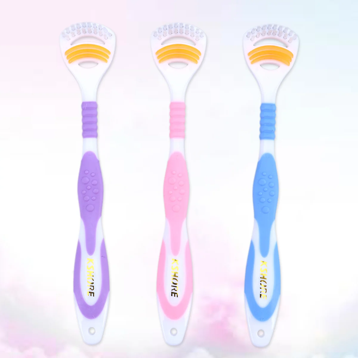 

6PCS Tongue Cleaner Inhibiting Convenient Practical Premium Device for Care